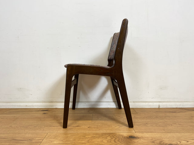 WMK Set aus 4 sehr gut erhaltenen skandinavischen Designerstühlen Modell 89 von Erik Buch für Anderssstrup # Stühle Esszimmerstühle Küchenstühle Design Dining Chairs Mid-Century Danish Design Vintage