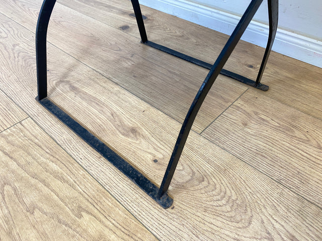WMK Seltener und formschöner 70er Jahre Klappstuhl in gutem Zustand mit stabilem Metallrahmen # Klappstuhl Stuhl Küchenstuhl Schulstuhl Holzstuhl Gartenstuhl Mid-Century Retro DDR Vintage