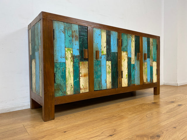 Boatwood by WMK I Nachhaltiges Sideboard handgefertigt aus altem Bootsholz