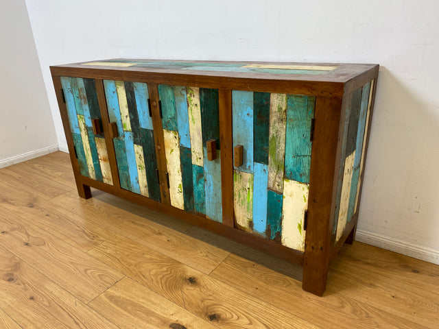 Boatwood by WMK I Nachhaltiges Sideboard handgefertigt aus altem Bootsholz