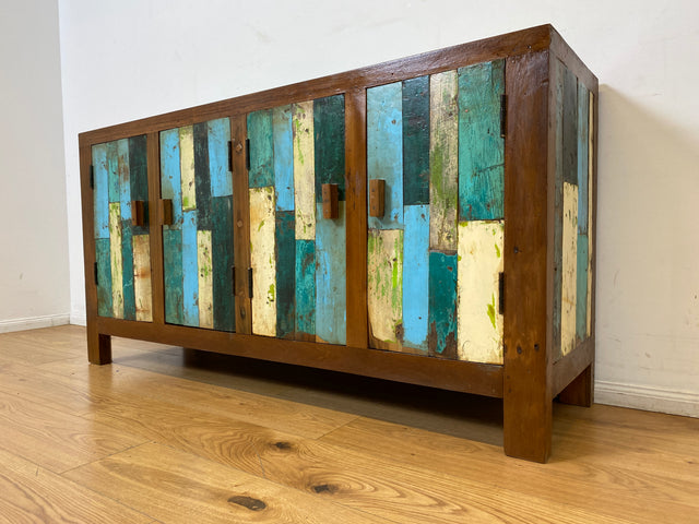 Boatwood by WMK I Nachhaltiges Sideboard handgefertigt aus altem Bootsholz
