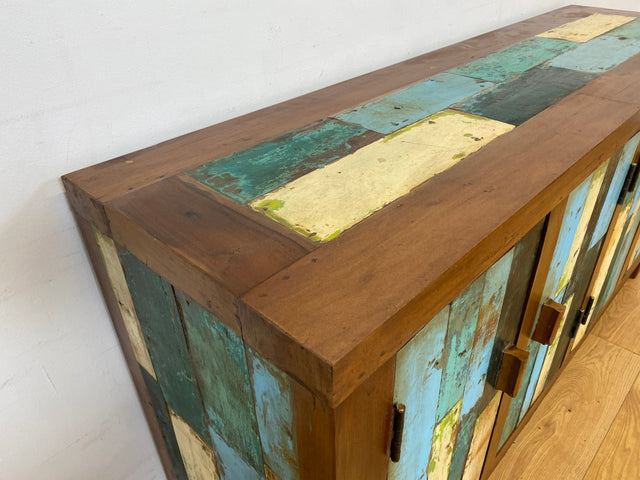 Boatwood by WMK I Nachhaltiges Sideboard handgefertigt aus altem Bootsholz