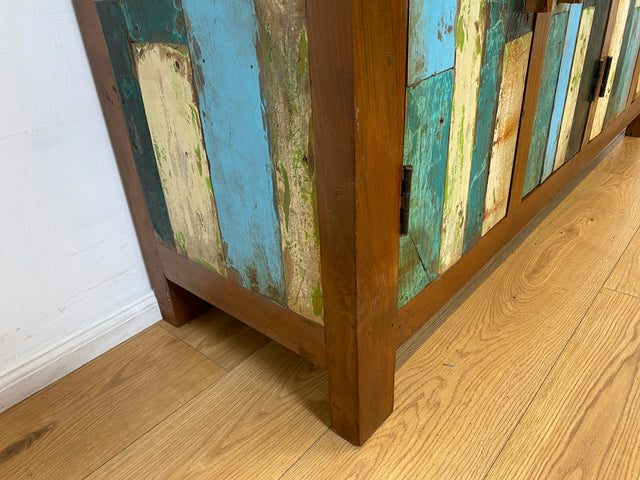 Boatwood by WMK I Nachhaltiges Sideboard handgefertigt aus altem Bootsholz