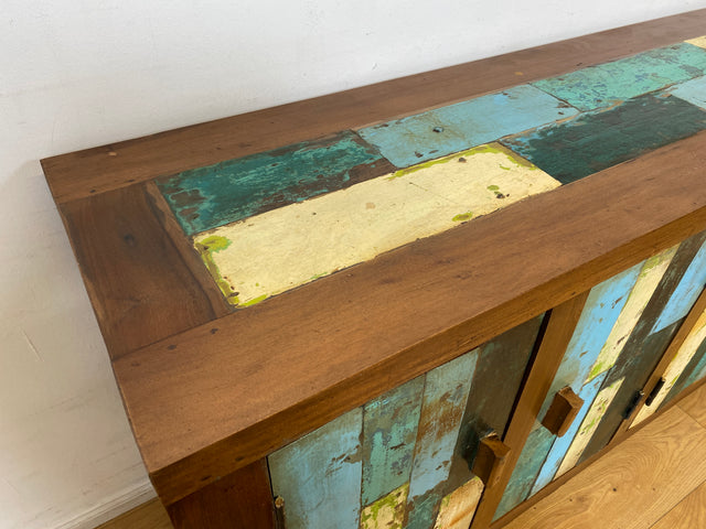 Boatwood by WMK I Nachhaltiges Sideboard handgefertigt aus altem Bootsholz