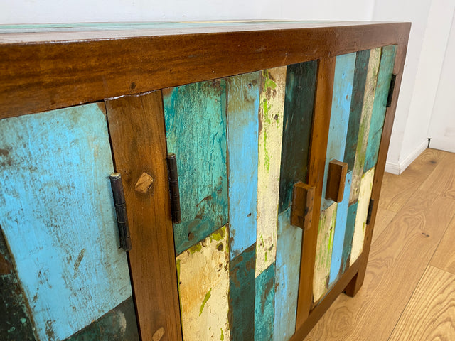 Boatwood by WMK I Nachhaltiges Sideboard handgefertigt aus altem Bootsholz