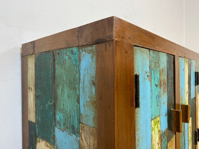 Boatwood by WMK I Nachhaltiges Sideboard handgefertigt aus altem Bootsholz