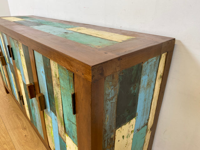 Boatwood by WMK I Nachhaltiges Sideboard handgefertigt aus altem Bootsholz