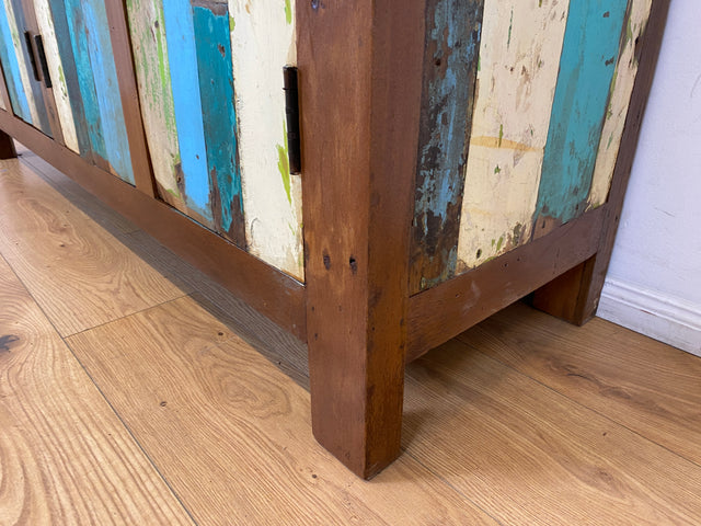 Boatwood by WMK I Nachhaltiges Sideboard handgefertigt aus altem Bootsholz