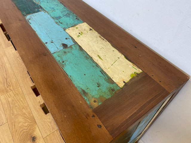 Boatwood by WMK I Nachhaltiges Sideboard handgefertigt aus altem Bootsholz