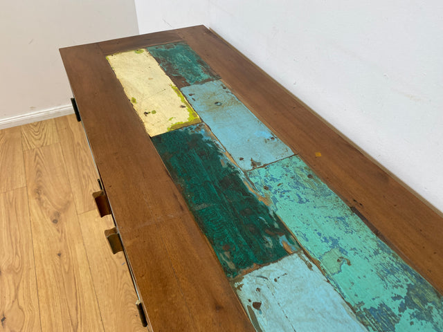 Boatwood by WMK I Nachhaltiges Sideboard handgefertigt aus altem Bootsholz