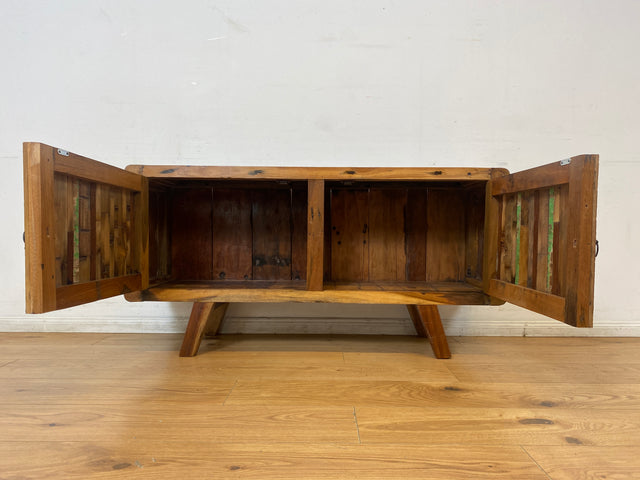 Boatwood by WMK I Bunterschönes Sideboard handgefertigt aus altem Bootsholz