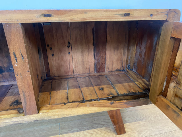Boatwood by WMK I Bunterschönes Sideboard handgefertigt aus altem Bootsholz