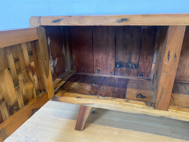 Boatwood by WMK I Bunterschönes Sideboard handgefertigt aus altem Bootsholz