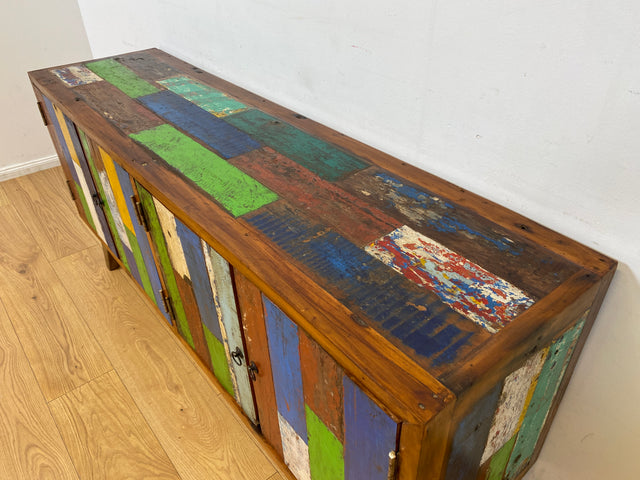 Boatwood by WMK I Nachhaltiges Sideboard handgefertigt aus altem Bootsholz