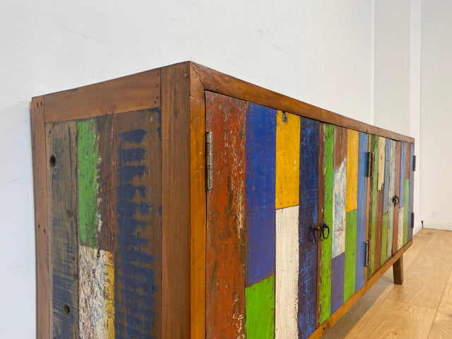 Boatwood by WMK I Nachhaltiges Sideboard handgefertigt aus altem Bootsholz