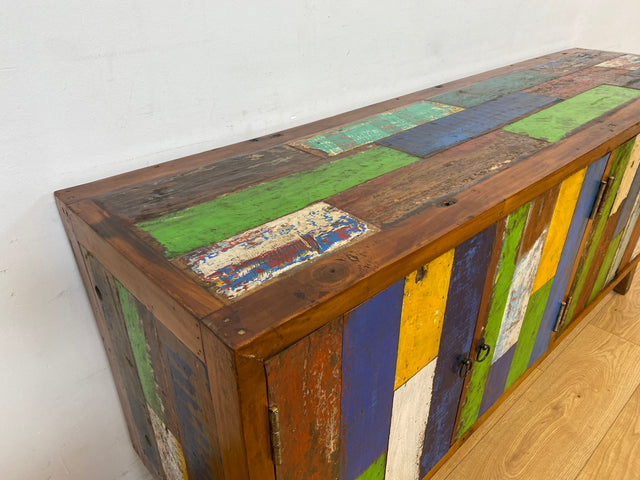 Boatwood by WMK I Nachhaltiges Sideboard handgefertigt aus altem Bootsholz