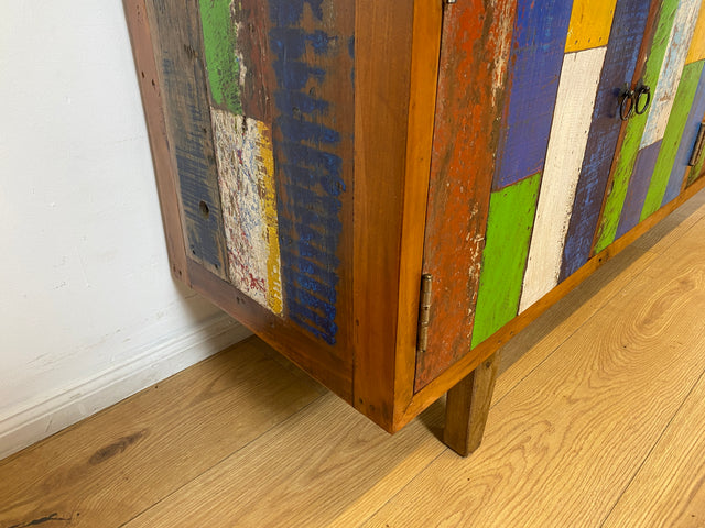 Boatwood by WMK I Nachhaltiges Sideboard handgefertigt aus altem Bootsholz