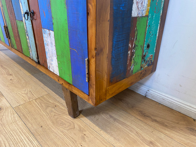 Boatwood by WMK I Nachhaltiges Sideboard handgefertigt aus altem Bootsholz