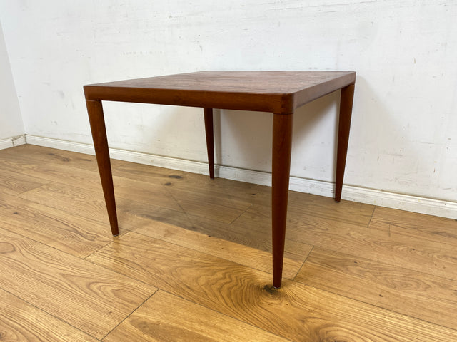 WMK Hochwertiger und sehr gut erhaltener skandinavischer Mid-Century Couchtisch aus massivem Teakholz # Wohnzimmertisch Coffee Table Beistelltisch Vintage 60er Danish Design Teak # Versand möglich