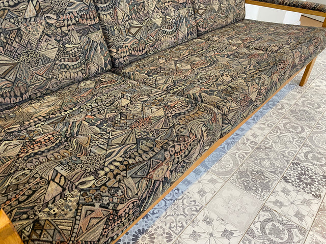 WMK Stilvolles und gut erhaltenes Danish Design Sofa by HW Klein for Bramin Møbler, 1960er - 3er Couch 3-Sitzer Sitzgarnitur Skandinavisch Mid-Century Designer Vintage - Lieferung möglich