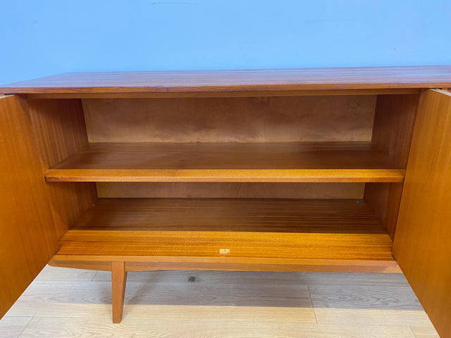 WMK # Formschönes skandinavischer Mid-Century Designer Sideboard von Ulferts in Teakholz mit Schubladen # Kommode Schrank Anrichte TV-Bank Danish Design Vintage Teak Berlin Hamburg
