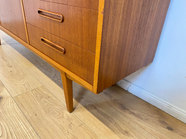 WMK # Formschönes skandinavischer Mid-Century Designer Sideboard von Ulferts in Teakholz mit Schubladen # Kommode Schrank Anrichte TV-Bank Danish Design Vintage Teak Berlin Hamburg