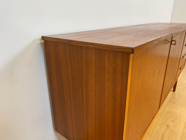 WMK # Formschönes skandinavischer Mid-Century Designer Sideboard von Ulferts in Teakholz mit Schubladen # Kommode Schrank Anrichte TV-Bank Danish Design Vintage Teak Berlin Hamburg