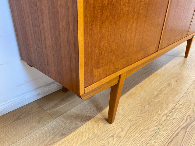 WMK # Formschönes skandinavischer Mid-Century Designer Sideboard von Ulferts in Teakholz mit Schubladen # Kommode Schrank Anrichte TV-Bank Danish Design Vintage Teak Berlin Hamburg