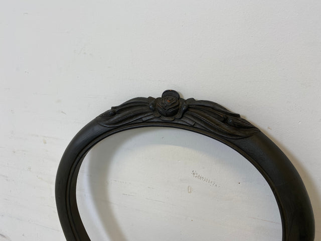 WMK 1/2 Formschöner und gut erhaltener 60er Jahre Stuhl im Biedermeier Stil mit wunderschönem jedoch etwas fleckigem Bezug # Esszimmerstuhl Salonstuhl Küchenstuhl Stühle Vintage # Stückpreis