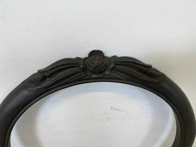 WMK 1/2 Formschöner und gut erhaltener 60er Jahre Stuhl im Biedermeier Stil mit wunderschönem jedoch etwas fleckigem Bezug # Esszimmerstuhl Salonstuhl Küchenstuhl Stühle Vintage # Stückpreis