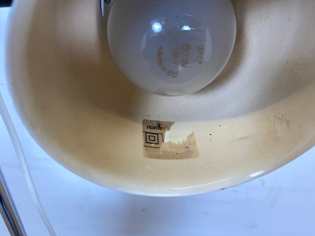 Skandinavische Space Age Stehlampe von Nordlux in Weiß mit zwei verstellbaren Leuchten I Stehleuchte Lampe Leselampe Licht Pop Art Retro Vintage Mid-Century 60er 70er I