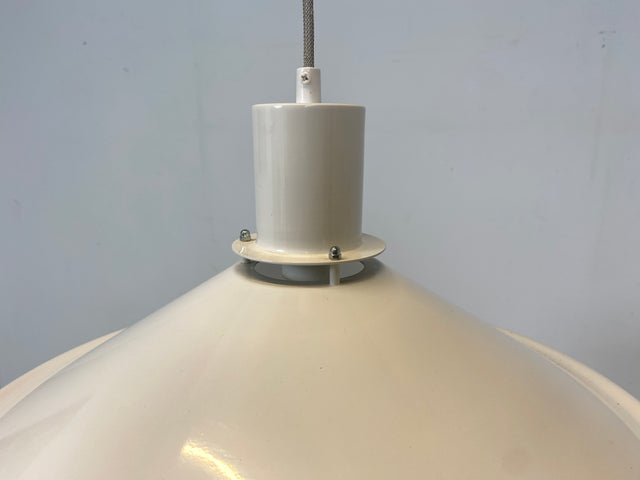 WMK Gut erhaltene skandinavische Designer Pendelleuchte Gustaf von alta design aus Aluminium und Chrom # Lampe Hängelampe Deckenlampe Wohnzimmerlampe Leuchte Licht Hängeleuchte Vintage Space Age 70er