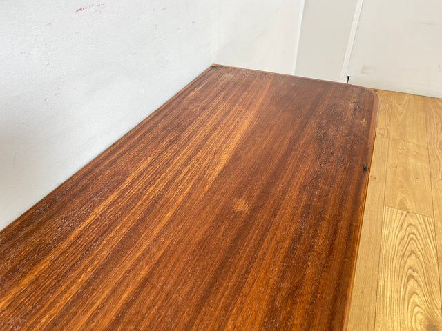 WMK I Formschöner kleiner Mid-Century Schreibtisch Modell Dominia von VEB Heidenau I Desk Frisierkommode Computertisch Kinderschreibtisch Schminktisch Sekretär Rockabilly Vintage 60er Berlin Jena Bonn