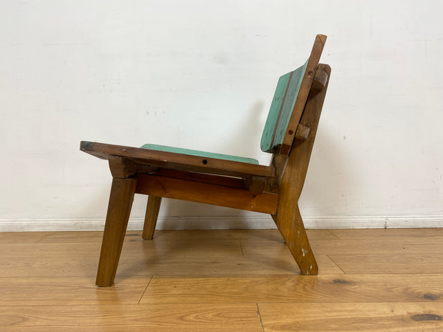 Boatwood by WMK I 1/5 Einzigartiger Lounge Sessel aus altem Bootsholz, ein handgefertigtes Unikat aus massivem Teakholz , auch Outdoor I Stuhl Relax Holz Garten Balkon Boots Möbel Treibholz Meer Teak