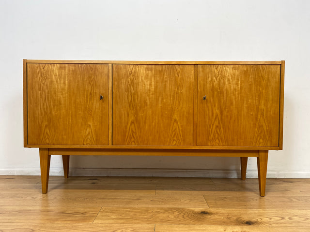 WMK I Stilvolles & gut erhaltenes Mid-Century Designer Sideboard 602/H aus 1961 von Franz Ehrlich für VEB Hellerau in Senesche I Kommode Wäschekommode TV Lowboard Anrichte Vintage Berlin Leipzig Kiel
