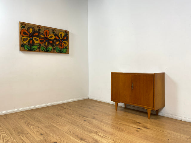 WMK I Stilvolle Mid-Century Kommode in Eiche aus 1967, bauähnlich mit 602 von Franz Ehrlich für VEB Hellerau I Sideboard Wäschekommode TV Lowboard Schrank Schuhschrank Vintage DDR Berlin München Bonn