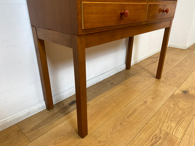 WMK I Schöner & geräumiger Mid-Century Schrank mit Schubladen und formschönen Holzgriffen I Highboard Kommode Wäscheschrank Wäschekommode Fernsehschrank Vintage 60er 70er Retro Berlin Wolfsburg NRW