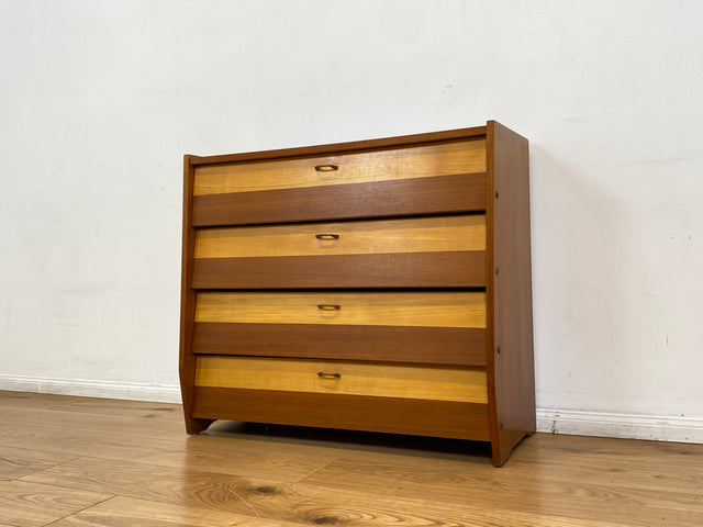 WMK I Schöner und gut erhaltener Mid-Century Schuhschrank mit 4 aufklappbaren Fächern und Messinggriffen I Schuhregal Schuhkommode Flurschrank Flurkommode Kommode Retro Vintage 60er 70er Berlin Bremen