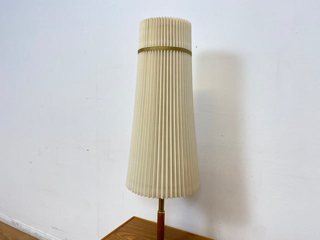 WMK # Perfekte Mid-Century Stehlampe für deine Leseecke I Seltene & gut erhaltene 60er Jahre Leselampe mit Ablage und Messinggestell # Lampe Leuchte Licht Stehleuchte Lamp Beistelltisch Vintage Retro