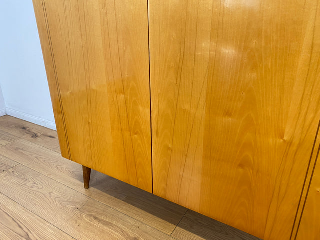 WMK # Formschöner und gut erhaltener Mid-Century Wäscheschrank Modell Dominia von VEB Heidenau mit Schubladen # Schrank Highboard Kommode Wäschekommode Schuhschrank 50er 60er Rockabilly Vintage DDR