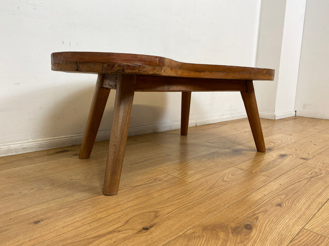Boatwood by WMK I Einzigartiger bunter Nierentisch aus altem Bootsholz I ein handmade Unikat aus massivem Teakholz in Originalfarben I Couchtisch Wohnzimmertisch Coffee Table Berlin Hamburg Duisburg