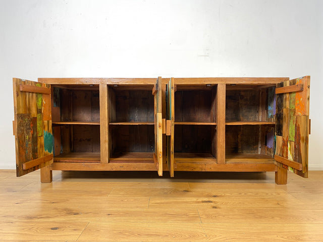Boatwood by WMK I Nachhaltiges Sideboard handgefertigt aus altem Bootsholz