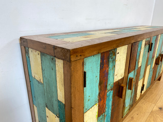Boatwood by WMK I Nachhaltiges Sideboard handgefertigt aus altem Bootsholz