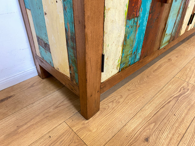 Boatwood by WMK I Nachhaltiges Sideboard handgefertigt aus altem Bootsholz