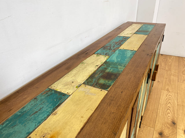 Boatwood by WMK I Nachhaltiges Sideboard handgefertigt aus altem Bootsholz
