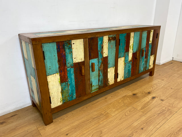 Boatwood by WMK I Nachhaltiges Sideboard handgefertigt aus altem Bootsholz