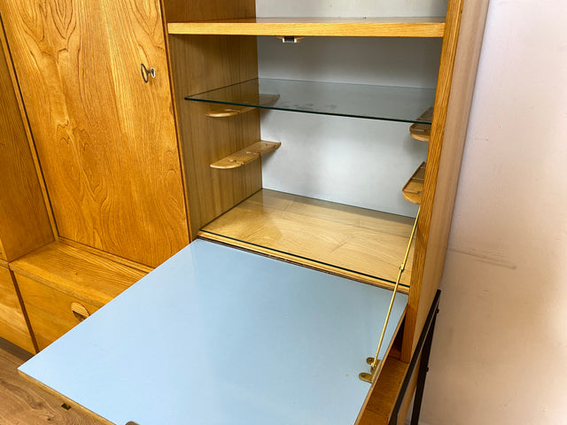 WMK I Kultiges modulares Designer Regalsystem 430 von Joachim Nebelung für VEB Hellerau I Regal Bücherregal Bücherschrank Regalwand Stringregal Sideboard Vitrine Mid-Century Vintage DDR 60er 70er