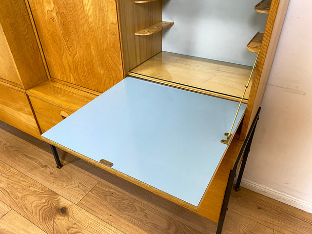 WMK I Kultiges modulares Designer Regalsystem 430 von Joachim Nebelung für VEB Hellerau I Regal Bücherregal Bücherschrank Regalwand Stringregal Sideboard Vitrine Mid-Century Vintage DDR 60er 70er