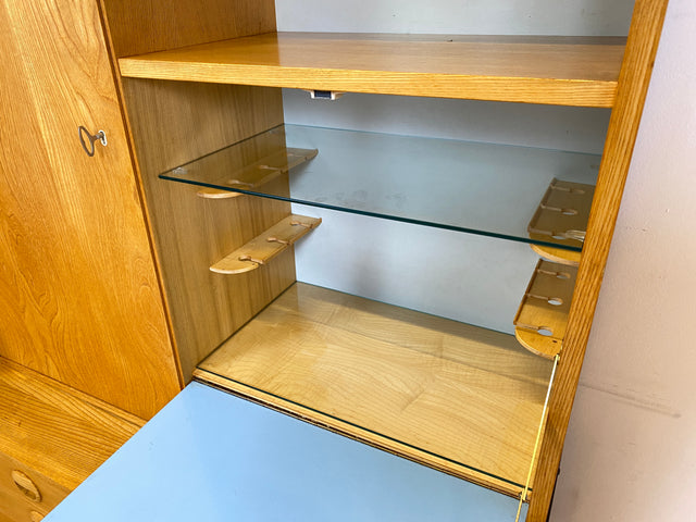 WMK I Kultiges modulares Designer Regalsystem 430 von Joachim Nebelung für VEB Hellerau I Regal Bücherregal Bücherschrank Regalwand Stringregal Sideboard Vitrine Mid-Century Vintage DDR 60er 70er