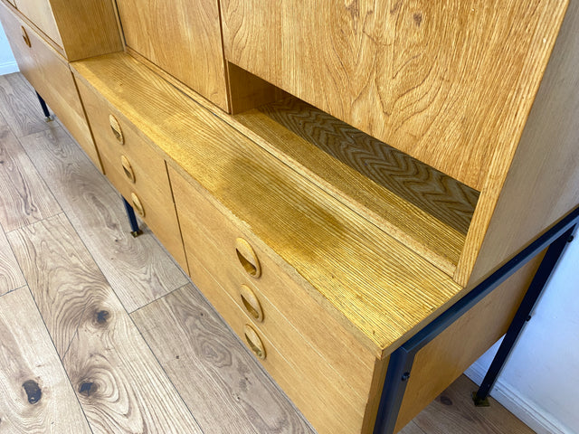 WMK I Kultiges modulares Designer Regalsystem 430 von Joachim Nebelung für VEB Hellerau I Regal Bücherregal Bücherschrank Regalwand Stringregal Sideboard Vitrine Mid-Century Vintage DDR 60er 70er